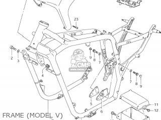 FRAME (MODEL V) - VS1400GLP INTRUDER 1998 (W) USA (E03)