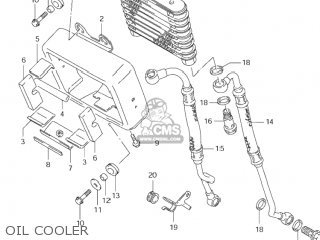 OIL COOLER - VS1400GLP INTRUDER 1999 (X) USA (E03)