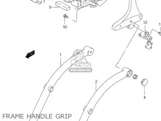 FRAME HANDLE GRIP - VS1400GLP INTRUDER 2000 (Y) USA (E03)