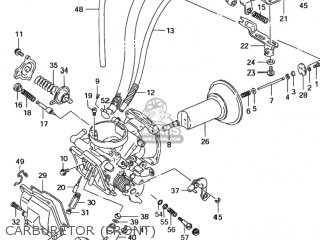 CARBURETOR (FRONT) - VS1400GLP INTRUDER 2001 (K1) USA (E03)