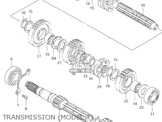 TRANSMISSION (MODEL T) - VS1400GLP INTRUDER 2001 (K1) USA (E03)