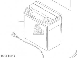 BATTERY - VS1400GLP INTRUDER 2002 (K2) USA (E03)