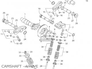 CAMSHAFT - VALVE - VS1400GLP INTRUDER 2002 (K2) USA (E03)
