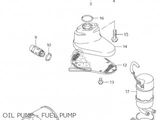 OIL PUMP - FUEL PUMP - VS1400GLP INTRUDER 2002 (K2) USA (E03)