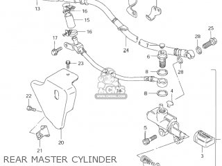 REAR MASTER CYLINDER - VS1400GLP INTRUDER 2003(K3) USA (E03)