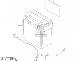 BATTERY - VS1400GLP INTRUDER 2004 (K4) USA (E03)
