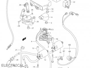 ELECTRICAL - VS1400GLP INTRUDER 2004 (K4) USA (E03)