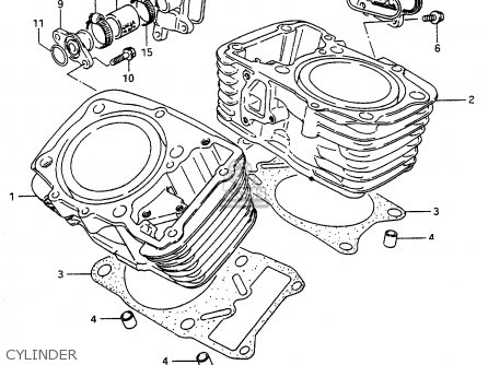CYLINDER - VS600GL 1995 (S) ITALY (E34)