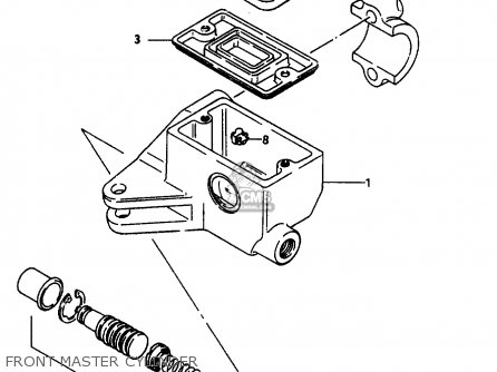 FRONT MASTER CYLINDER - VS600GL 1995 (S) ITALY (E34)