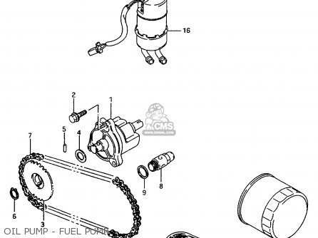 OIL PUMP - FUEL PUMP - VS600GL 1997 (V) (E02 E04 E17 E18)