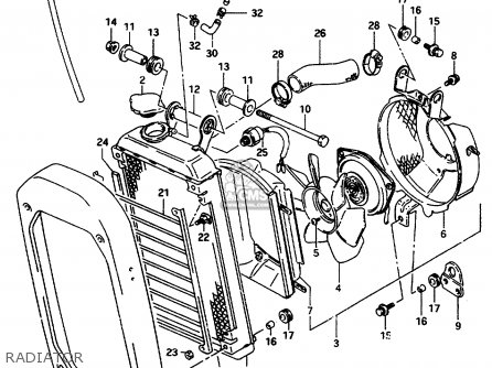 RADIATOR - VS600GL 1997 (V) (E02 E04 E17 E18)