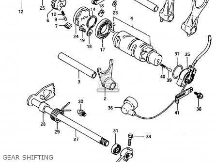 GEAR SHIFTING - VS600GL 1997 (V) (E02 E04 E17 E18)