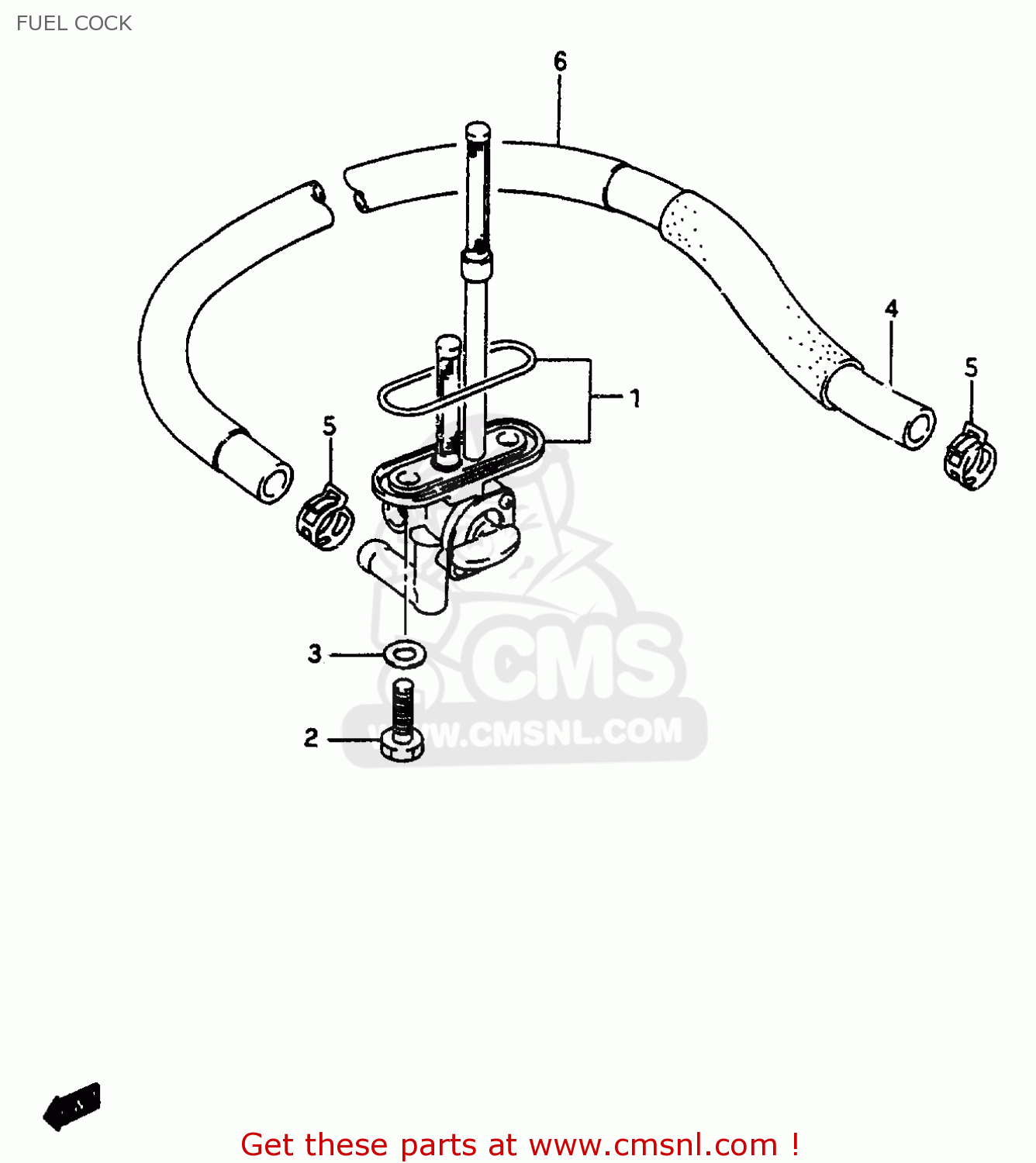 FUEL COCK VS600GLF 1996 (T) FRANCE (E04)