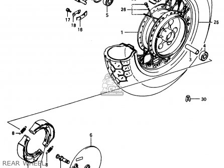 REAR WHEEL - VS600GLF 1996 (T) FRANCE (E04)