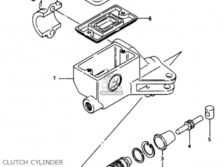 CLUTCH CYLINDER - VS600GLF 1997 (V) ITALY (E34)
