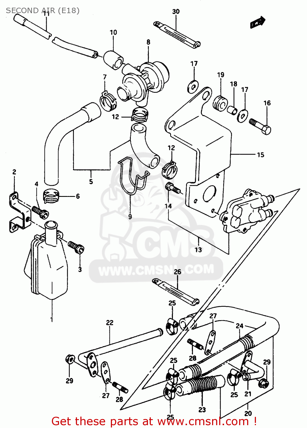 SECOND AIR (E18) VS600GLU 1995 (S) GERMANY (E22)