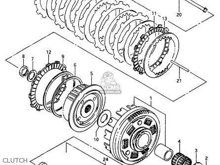 CLUTCH - VS600GLU 1995 (S) GERMANY (E22)