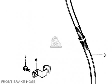 FRONT BRAKE HOSE - VS600GLU 1995 (S) GERMANY (E22)