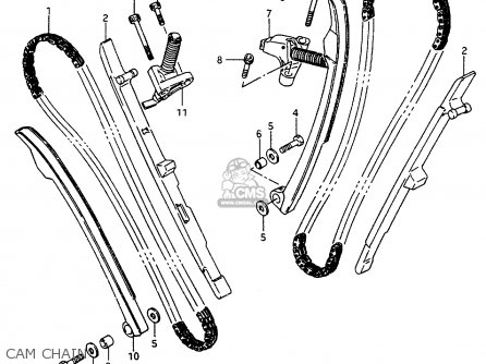 CAM CHAIN - VS600GLU 1995 (S) GERMANY (E22)