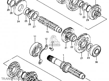 TRANSMISSION - VS600GLU 1996 (T) GERMANY (E22)