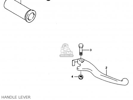 HANDLE LEVER - VS600GLU 1996 (T) GERMANY (E22)