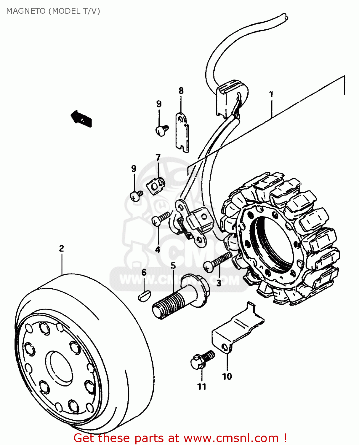 MAGNETO (MODEL T/V) VS600GLU 1997 (V) GERMANY (E22)
