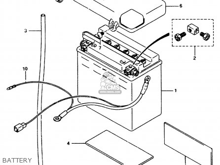 BATTERY - VS600GLU 1997 (V) GERMANY (E22)
