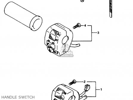 HANDLE SWITCH - VS600GLU 1997 (V) GERMANY (E22)