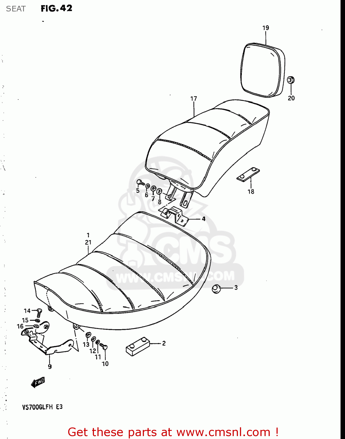 SEAT VS700GLEF INTRUDER 1986 (G) USA (E03)