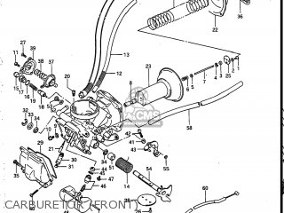 CARBURETOR (FRONT) - VS700GLEF INTRUDER 1986 (G) USA (E03)