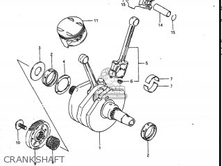 CRANKSHAFT - VS700GLEF INTRUDER 1986 (G) USA (E03)