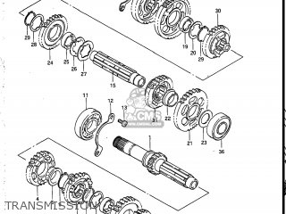 TRANSMISSION - VS700GLEF INTRUDER 1986 (G) USA (E03)