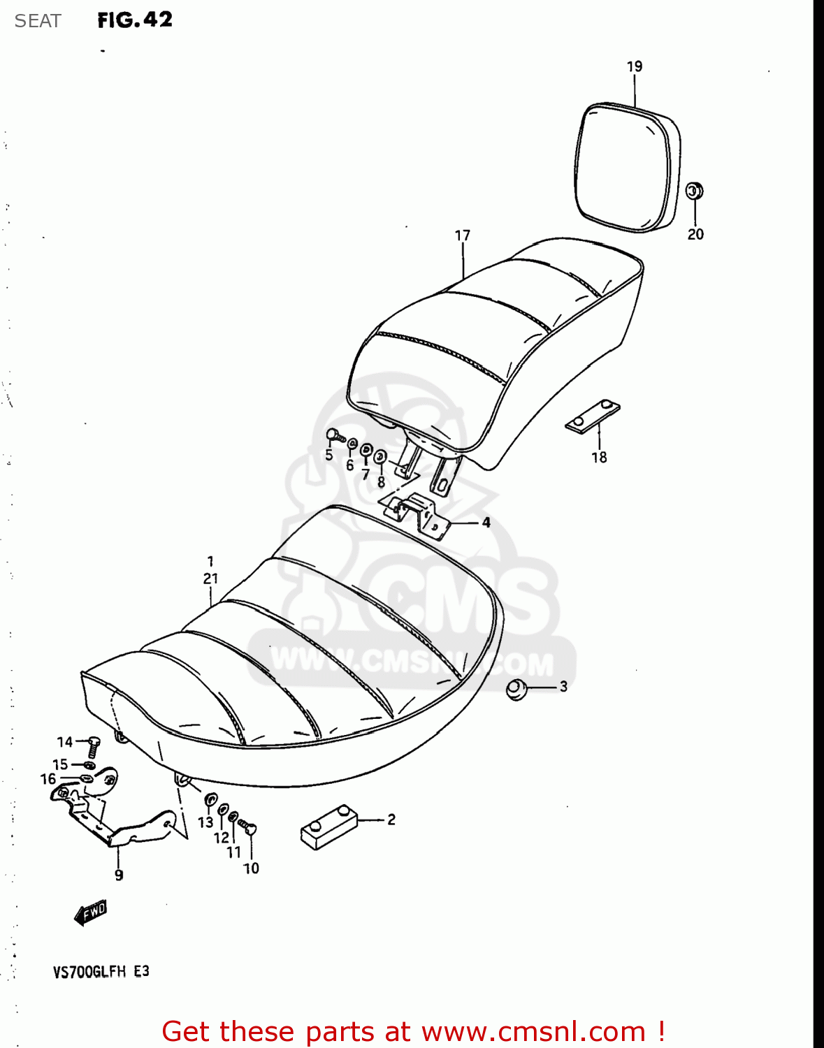 SEAT VS700GLEF INTRUDER 1987 (H) USA (E03)