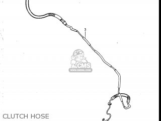 CLUTCH HOSE - VS700GLEP INTRUDER 1986 (G) USA (E03)