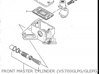 FRONT MASTER CYLINDER (VS700GLPG/GLEPG/GLPH/GLEPH) - VS700GLEP INTRUDER 1987 (H) USA (E03)