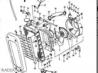 RADIATOR - VS700GLEP INTRUDER 1987 (H) USA (E03)