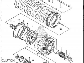 CLUTCH - VS700GLF INTRUDER 1986 (G) USA (E03)