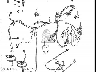 WIRING HARNESS - VS700GLF INTRUDER 1986 (G) USA (E03)