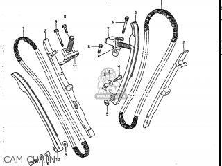 CAM CHAIN - VS700GLF INTRUDER 1987 (H) USA (E03)