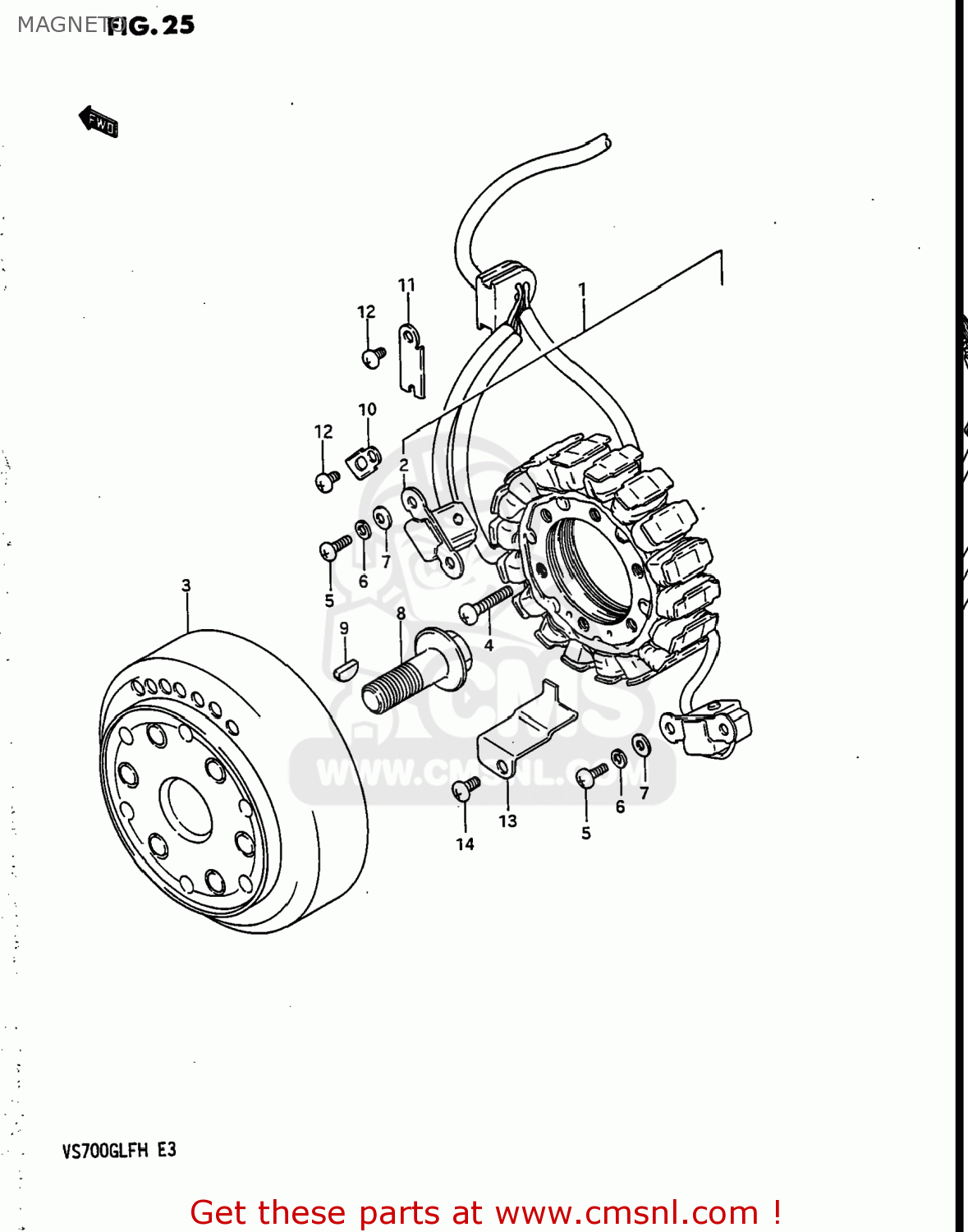 MAGNETO VS700GLP INTRUDER 1986 (G) USA (E03)