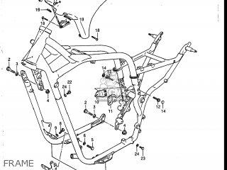 FRAME - VS700GLP INTRUDER 1986 (G) USA (E03)