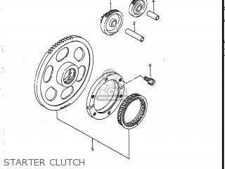 STARTER CLUTCH - VS700GLP INTRUDER 1987 (H) USA (E03)