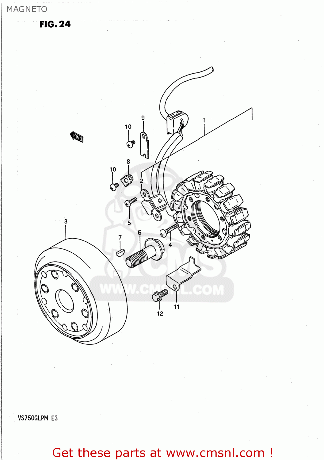 MAGNETO VS700GLP INTRUDER 1988 (J) USA (E03)
