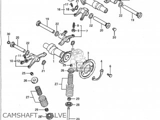 CAMSHAFT - VALVE - VS700GLP INTRUDER 1988 (J) USA (E03)