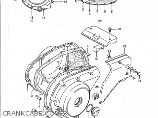 CRANKCASE COVER - VS700GLP INTRUDER 1988 (J) USA (E03)