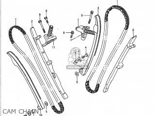 CAM CHAIN - VS700GLP INTRUDER 1989 (K) USA (E03)