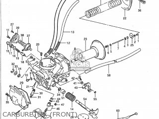 CARBURETOR (FRONT) - VS700GLP INTRUDER 1990 (L) USA (E03)
