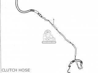 CLUTCH HOSE - VS700GLP INTRUDER 1990 (L) USA (E03)
