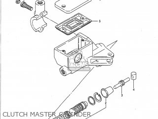 CLUTCH MASTER CYLINDER - VS700GLP INTRUDER 1990 (L) USA (E03)