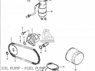OIL PUMP - FUEL PUMP - VS700GLP INTRUDER 1990 (L) USA (E03)